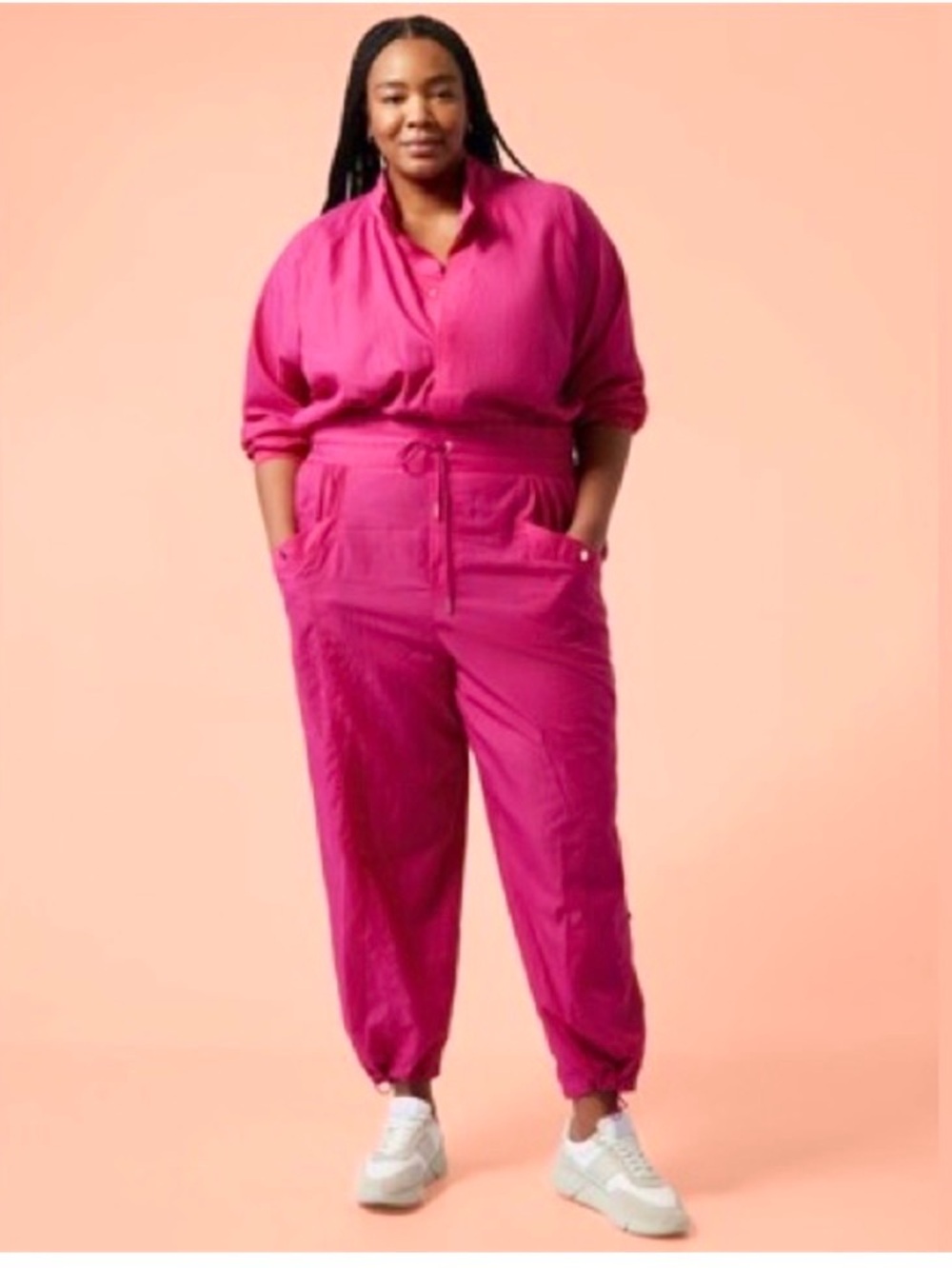 Size 26 Athleta Hot Pink jumpsuit